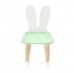 Детский стул Уши зайца мятная прохлада, с носочками, Bambini Letto