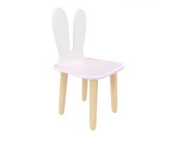 Детский стул Уши зайца нежная лаванда