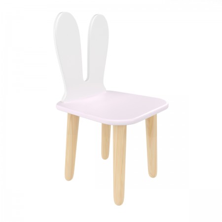 Детский стул Уши зайца нежная лаванда, Bambini Letto