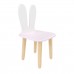 Детский стул Уши зайца нежная лаванда, Bambini Letto