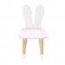 Детский стул Уши зайца нежная лаванда, с носочками, Bambini Letto