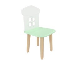 Детский стул Домик мятная прохлада