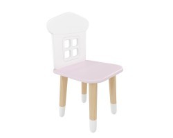 Детский стул Домик нежная лаванда, с носочками