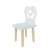 Детский стул Крылья с сердцем голубой, Bambini Letto