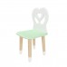 Детский стул Крылья с сердцем мятная прохлада, с носочками, Bambini Letto