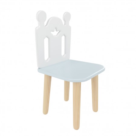 Детский стул Принц Артур голубой, Bambini Letto