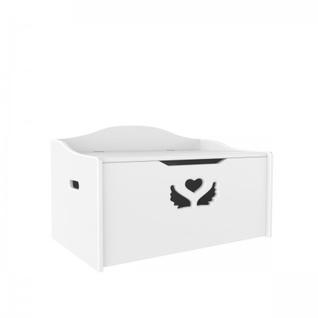 Ящик для игрушек Крылья с сердцем, Bambini Letto