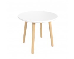 Детский стол Круглый белый