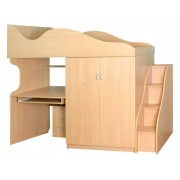 Детские кровати чердаки с рабочей зоной Детские кровати чердаки с рабочей зоной