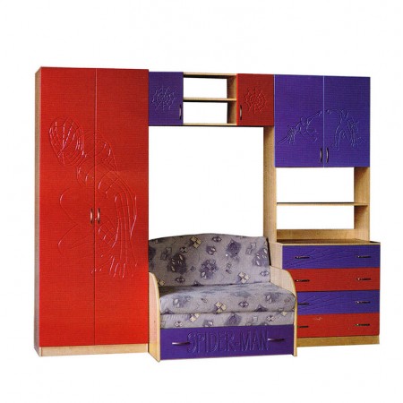 Детская стенка Человек-Паук, МЕБЕЛЬ ХОЛДИНГ