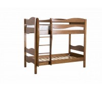 Двухъярусная кровать для детей из массива сосны Ладушка Волна