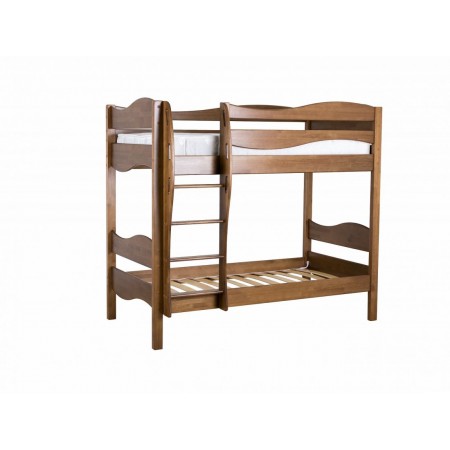 Двухъярусная кровать для детей из массива сосны Ладушка Волна, МЕБЕЛЬ ХОЛДИНГ