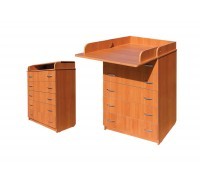 Пеленальный комод с откидной полкой