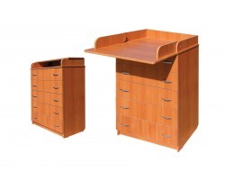 Пеленальный комод с откидной полкой