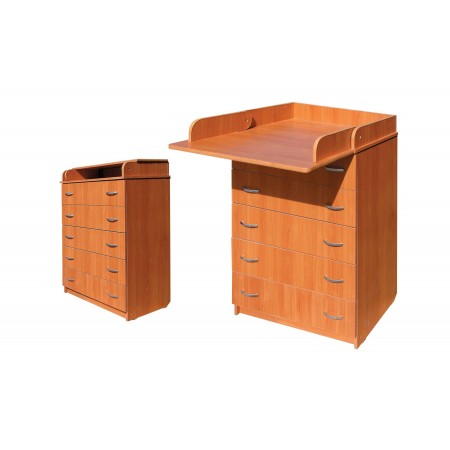 Пеленальный комод с откидной полкой