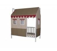 Кровать с крышей Домовёнок-2