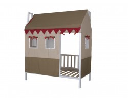 Кровать с крышей Домовёнок-2