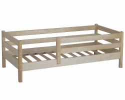  Кровать детская из натурального дерева Кроха-1