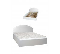 Кровать Илона-2 с декором экокожей