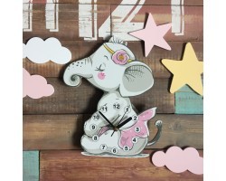 Детские часики настенные Слоник