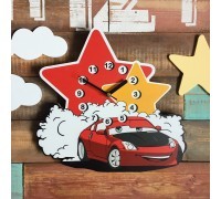 Детские часики настенные Тачки