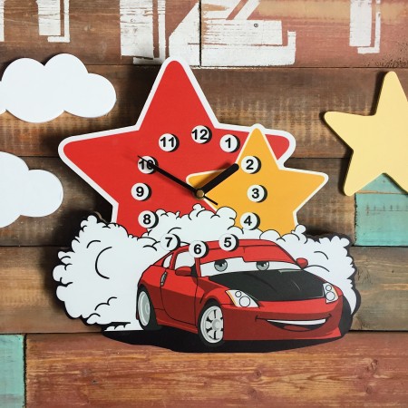 Детские часики настенные Тачки, Лесная Фея