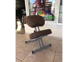 Коленный стул Олимп СК 1-2 Газлифт  коричневая классика