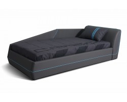 Кровать Карбон + ПМ SAWANA 96 dark grey