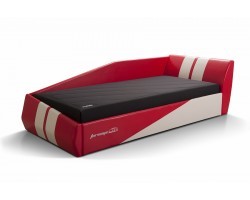 Кровать ФОРСАЖ ИК Eco style красный/белый
