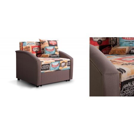 Диван детский "Даня" Жакард Медиум Лейбл, Фабрика Мирлачева