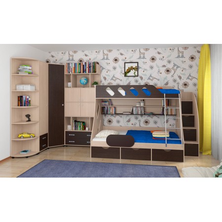 Детская комната Дельта - Композиция 15 ДВ