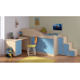 Кровать-чердак Дюймовочка-3, Формула Мебели