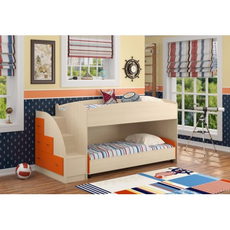Двухъярусная Кровать Дюймовочка-4.2, Формула Мебели