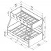 Двухъярусная кровать Дельта - 20.02, Формула Мебели