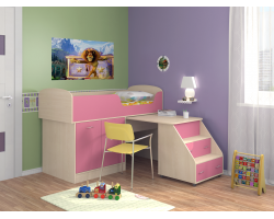 Кровать-чердак Дюймовочка-2