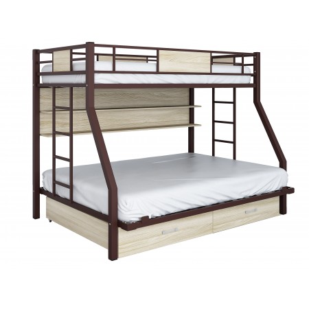 Двухъярусная кровать Гранада ПЯЯ 140, Формула Мебели