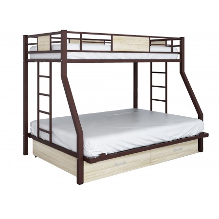 Двухъярусная кровать Гранада  ЯЯ 140, Формула Мебели