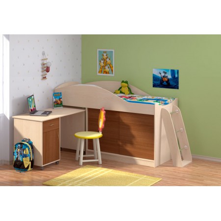 Кровать-чердак Дюймовочка-3, Формула Мебели