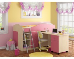 Кровать-чердак Дюймовочка-5.2
