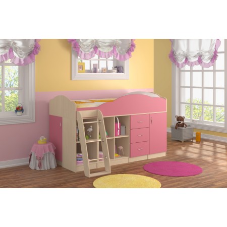 Кровать-чердак Дюймовочка-5.4, Формула Мебели