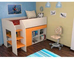 Кровать-чердак Теремок-2
