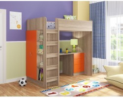 Кровать-чердак Теремок-3