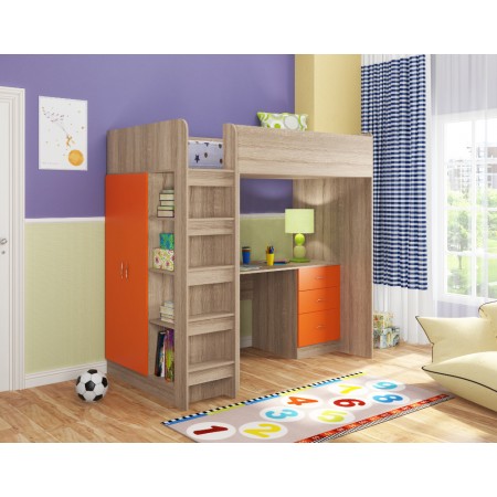 Кровать-чердак Теремок-3, Формула Мебели