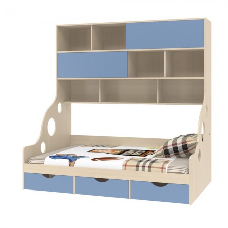 Кровать с антресолью Дельта - 21.02, Формула Мебели