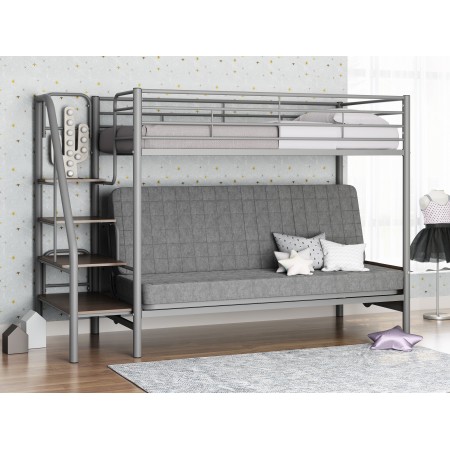 Двухъярусная кровать с диваном Мадлен-3, Формула Мебели
