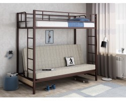 Двухъярусная кровать с диваном Мадлен