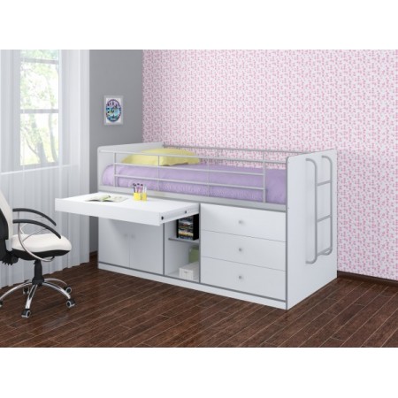 Кровать-чердак Дюймовочка-6, Формула Мебели