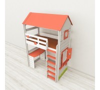 Кровать-чердак детская игровая кровать Домик 2