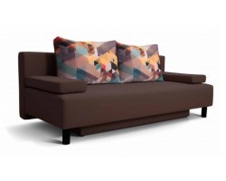Диван Стокгольм промо Принт Геометрия, Венге коричневый