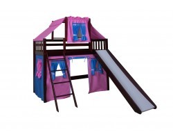 Кровать чердак с горкой Алёнушка
